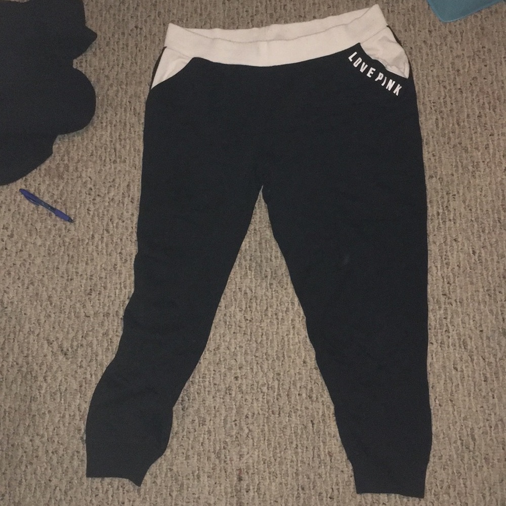 VICTORIA SECRET PINK JOGGERS SZ. LARGE
